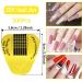 500 Gold Horseshoe Nail Forms for Acrylic Nails | Polygel Nail Extension Forms with Guide Sticker | Gel Nails Art Paper Form for DIY Manicure - Buy Online on GoSupps.com