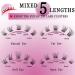 Ahrikiss D Curl Lash Clusters 72 Pcs - DIY Fluffy Eyelash Extensions for Home Makeup - B11 (8/10/12/14/16mm) Volume Individual Lashes - Buy Online on GoSupps.com