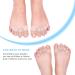 Gel Toe Stretchers & Spacers for Men and Women - Easy Wear in Shoes - Buy Online on GoSupps.com