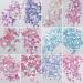 24 Boxes Holographic Nail Sequins Nail Art Glitter Flakes Sparkles Ultra-thin Iridescent Heart Butterfly Smile Face Star Round Patterns Glitter Sticker Decals for Nail Art Decoration - Buy Online on GoSupps.com