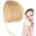 Human Hair - Soft Hair Extension Comfortable Air Bangs French Fake Bangs Fringe | Shiny Clip On Bang Human Hair Stylish Fringe Hairpieces Human Hair Wig Hair Remy Toppers For Women Men Adults gold - Buy Online on GoSupps.com