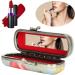 Yinhing Vintage Lipstick Holder Case with Mirror | Mini Cosmetic Storage Box | Floral Lip Gloss Purse & Jewelry Organizer for Ladies - Buy Online on GoSupps.com