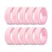 Grafting Eyelash Tape | Lash Extension Adhesive Tapes - Portable Lashes Tool Grafting Eyelash Isolation Tape for Women and Girls Shakven 10 packs Pink