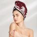 Quick-Drying Hair Towel Wrap Turban - Christmas Buffalo Plaid | Ideal Hair Drying Solution - Buy Online on GoSupps.com