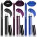 NewBang 3Pcs Dark Black Blue Purple Lipstick and Lipliner Matte Liquid Lipstick Set Black Lip Stain Lip Gloss and Lip Liner Waterproof Longlasting Lip Halloween Christmas Makeup 3 Count (Pack of 1)