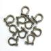 Stainless Steel Bow Shackle, 4mm, Silver Color,for Paracord Jewelry, Marine Tackle-10 Pieces