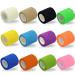 Gothicbride 12 Roll self -adhesive bandage 5cmx4.5m elastic self -adhering bandage fleece adhesive adhesive.