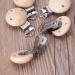 5-Pack Metal Wooden Baby Pacifier Clips - Infant Soother Clasps & Holder Accessories | International Shipping - Buy Online on GoSupps.com