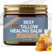 Beef Tallow Healing Balm, Beef Tallow & Manuka Honey Healing Balm, Organic Grass Fed Beef Tallow Moisturizer for Skin, Beef Tallow Cream for Tightening and Firming (1)