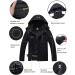 GEMYSE Men's Mountain Waterproof Ski Snow Jacket - Black, Windproof & Rain Resistant (Medium/Large) - Buy Online on GoSupps.com