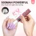 Buy Handheld UV Light for Gel Nails - Mini 3W Portable LED Lamp Cordless & Rechargeable for Fast Curing | Home DIY Manicure in Pink Diamond - Buy Online on GoSupps.com
