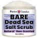 Non-Scented Dead Sea Salt Scrub - for Face & Body/Unscented/Non clogging Jojoba base // Made in Canada - Muslim Cosmetics - BARE Dead Sea Salt Scrub (8oz (240ml))