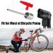 Yizhet Bicycle Valve Adapter Set - 12PCs French Schrader Presta Valve Extenders & Sealing Rings for Air Pumps - Buy Online on GoSupps.com