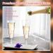 150 Clear Disposable Plastic Champagne Flutes - 5.5 Oz - Wedding Party Toasting Glasses - Buy Online on GoSupps.com