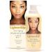 Lightenup Anti-Aging Skin Brightening Body Lotion | 13.5 Fl Oz / 400 ml | Moisturizing Cream for Elbows Armpit Private Areas Feet | with Argan Oil Shea Butter & Alpha Arbutin