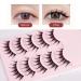 Anime Cosplay Manga 15mm 3D Wispy Spiky Lashes - 5 Pairs Reusable Fake Eyelashes for Natural Look - Perfect for Japanese Anime Fans - Buy Online on GoSupps.com