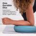 Greater Goods Core Balance Disc - Wobble Cushion for Exercise, Rehab, and Active Sitting | Extra Thick Balance Board | Premium Matte Finish | Deep Sky Blue - Buy Online on GoSupps.com