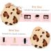 FRCOLOR Bathing Accessories Leopard Print Round Puff esponjas para maquillaje cosmetic puffs pads large sponge dry face puff Household Powder Flocking cloth make up Blending Sponge - Buy Online on GoSupps.com