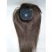 18 Long Straight Human Hair Crown Lace Clip-in Hairpieces with Bangs for Women - Perfect for Thinning Hair in Black - Buy Online on GoSupps.com