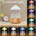 3-in-1 Rain Cloud Humidifier with Essential Oil Diffuser - Wood Color | Remote Control, 7 Colors, White Noise, Timer Off - Ideal for Bedroom - Buy Online on GoSupps.com