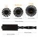 Belula 100% Soft Boar Bristle Round Brush for Blow Drying Set | Medium 2.1 Wooden Barrel | Adds Volume & Body | Free Hair Clips & Travel Bag - Buy Online on GoSupps.com