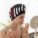 Hair Towel Wrap for Fast Drying | USA Flag Design | Hair Drying Towel Turban with Button - Buy Online on GoSupps.com