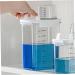 1PC Laundry Detergent Dispenser 1800ml Clear Airtight Washing Powder Dispenser with Scale and Cup Detergen Box for Solid Liquid 1800ml with scale - Buy Online on GoSupps.com