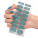 Nail Stickers Glitter Nail Wraps Polish Easy To Apply Nail Polish Stickers Semi-Cured Long Lasting Gel Nail Stickers Sets For Female Friends Women Girls CS031