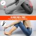DRMODE Angled Head Nail Clippers for Thick Nails - Premium Steel Toe Nail Cutter with Wide Opening for Men, Seniors, Women - Black - Buy Online on GoSupps.com