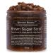 Brown Sugar Body Oil Scrub - Moisturizing Sweet Almond, Grape Seed, Jojoba Seed & Body Oils - Exfoliating Salt Scrub For Body - Win Against Aging, Stretch Marks, Acne & Dead Skin Scars- 10 oz