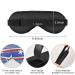 Haskirky Light Blocking Eye Mask - Breathable & Adjustable for Men and Women - Ideal for Travel, Yoga, Meditation - Deep Sleep Goodies - Blue/Red/White - Buy Online on GoSupps.com