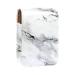 Travel Lipstick Organizer Case Lipstick Case Portable Makeup Bag With Mirror Classic White Marbling L736j9ddnu