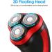 KEMEI Men's Rotary Cordless Razor - 3D Electric Rechargeable Waterproof Beard & Sideburn Trimmer - Buy Online on GoSupps.com