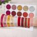 Portshade Palette: 10 High-Pigmented Eyeshadows in Red Rose Gold Silver & Brown - Glitter & Matte Makeup for Long-Lasting Looks | International Shipping Available - Buy Online on GoSupps.com