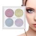 Highlight Eyeshadow Palette 4-Color Long Lasting Eye Shadow Powder Palette | Beauty Makeup For Wedding Travel Dating And Daily Life Pochy