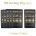 Atimiaza 12Pcs Transparent Brown HD Wig Cap for Lace Front Wigs - Ultra-Thin & Stretchy, Invisible & Breathable Stocking Caps for Women - Buy Online on GoSupps.com
