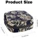 Skull Flowers Pattern Sanitary Napkin Storage Bag - Portable Period Kit Holder - Color 10 - Buy Online on GoSupps.com