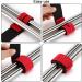 Royouzi 12-Piece Fishing Rod Straps Adjustable Velcro Tapes in 6 Colors for Fishing Rods Badminton Rackets & Golf Clubs | Durable & Secure Climbing Closure - Buy Online on GoSupps.com