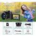 iSHARE 4K Digital Camera for Photography | 48MP FHD Video Camera with WiFi | 3 Flip Screen | 16X Digital Zoom | Vlogging Camera for YouTube | (32G Micro Card) Black - Buy Online on GoSupps.com