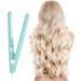 Buy Mini Hair Curler & Flat Iron - 2 in 1 Ceramic Straightener for Travel - Fast Heating Tiny Irons in Matcha Green - Buy Online on GoSupps.com