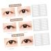 FOMIYES 30 Sheets Eyelid Transparent White Tapes Double-Side Double Sides Creative Stickers Practical 2.7x0.4x0.1cm White - Buy Online on GoSupps.com