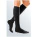 Vitalphysio compression knee stockings/support stockings CCL2 18-24 mmHg for varicose veins for blood circulation elastic toe-free black XL
