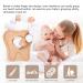Organic Silicone Baby Teething Toy Bracelet Set - Healifty Beaded Rings & Wooden Shapes x2 - Beige 8x8cm - Buy Online on GoSupps.com