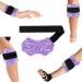 Ankle/Sport Foot Ice Therapy Wrap Hot Cold Ice Gel Pack with Adjustable Brace for Sprained Ankles Plantar Fasciitis Achilles tendonitis and Swelling Feet Microwaveable Freezable and Reusable Purple