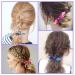 12 Pieces Rabbit Ear Hair Scrunchies for Women, Girls, Kids - Bow Knot Hair Ties Ponytail Holders - Buy Online on GoSupps.com