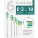 7am2m Sonic Electric Toothbrush with 6 Brush Heads for Adults and Kids Wireless Fast Charge One Charge for 60 Days 5 Modes with 2 Minutes Built in Smart Timer Electric Toothbrushes(White) No Travel Case White - Buy Online on GoSupps.com