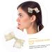 minkissy 1pc Hairpin Alligator Clip Bows Bridal Bow Rhinestone Headpiece Sparkly Hair Barrette Crystal Hair Clip Pearl Snap Clips Rhinestone Hair Bowknot Decor Alloy Bang Clip Wedding Miss - Buy Online on GoSupps.com