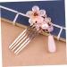 Didiseaon 1pc Hair Comb Hair Accessories Pearl Hair Decorations Crystal Hair Comb Crystal Headpiece Bridal Hair Clip Flower Hair Clips for Women Wedding Bride Glass Bangs Comb - Buy Online on GoSupps.com
