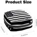 GIAPB Period Bag - Sanitary Napkin & Makeup Storage Pouch, Black American Flag Design | 1754 - Buy Online on GoSupps.com