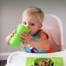 Nuby No Spill Edge 360 10 oz Cup with Silicone Rim 2 Pack - Green/Aqua - Buy Online on GoSupps.com